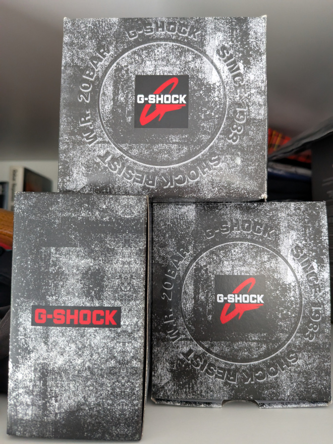 Kolme (3) kpl UUSIA G-Shock kelloja pakettina