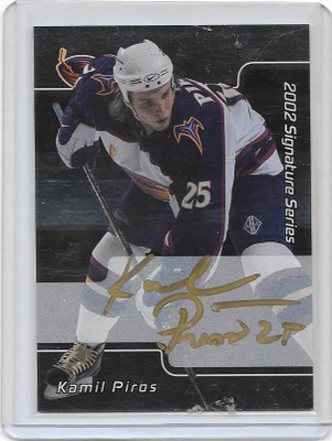 2002-03 BAP Signature Series #247 Kamil Piros Atl ÄSSÄT RC