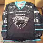 Pelicans #46 Jalasvaara game worn pelipaita - pikkukuva 1