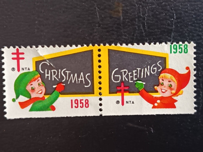 USA Joulumerkit 1958