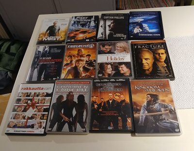Dvd-elokuvia 2e / kpl.
