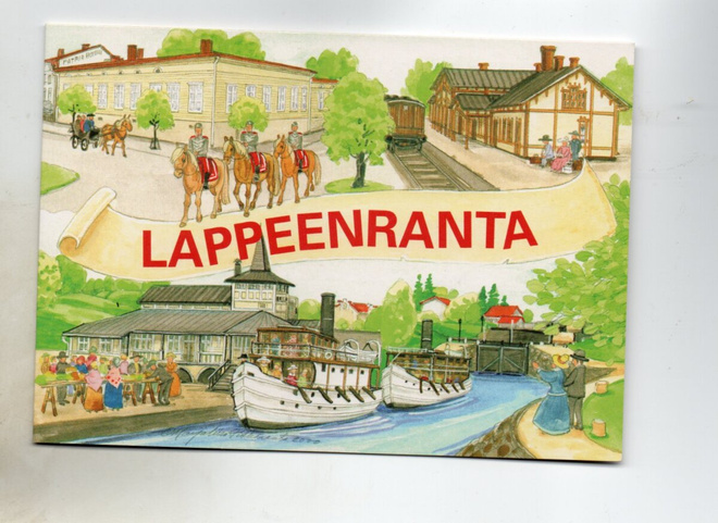 Lappeenranta: kuvia (taittokortti)