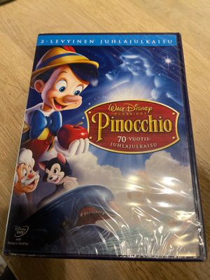Disney Klassikko: Pinocchio DVD (UUSI / AVAAMATON)
