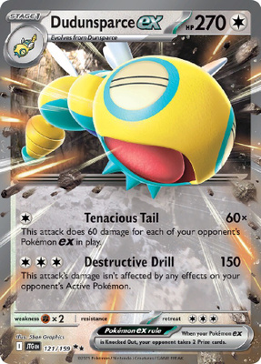 Dudunsparce ex 121/159 - Journey Together - NM/M