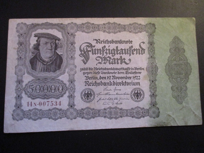 GERMANY 50 000 MARK 1922  (K15-S107)