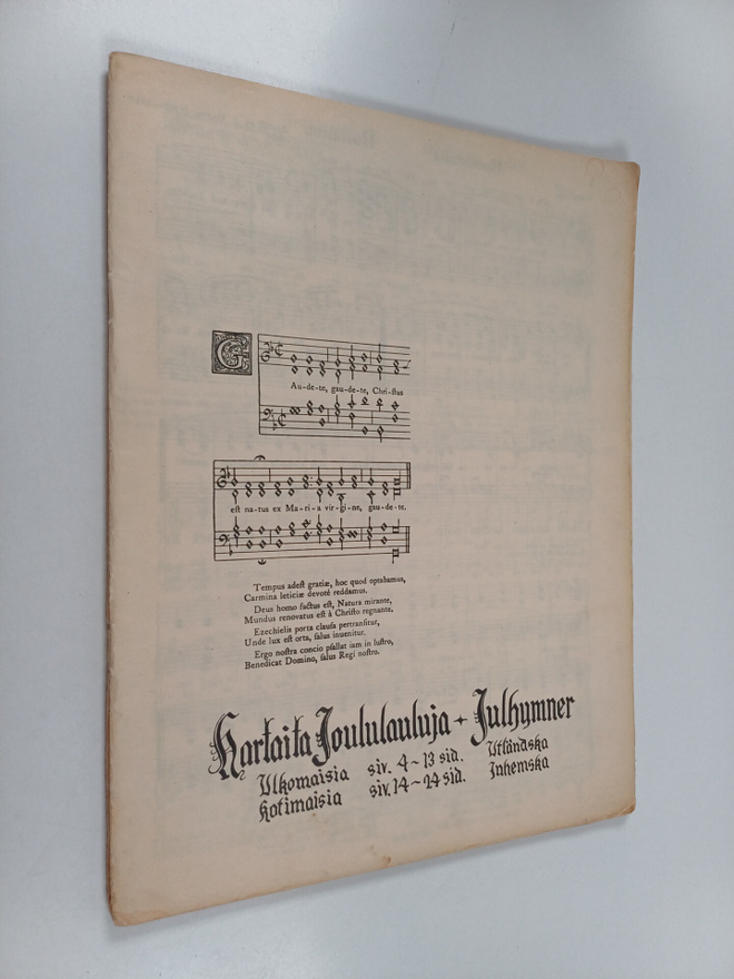 Hartaita joululauluja =Julhymner