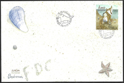 FDC ÅL 2010  Eurooppa-merkki Lastenkirjoja  LaPe ÅL 319