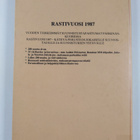 Rauno Liimatainen : Rastivuosi 1987 - pikkukuva 2