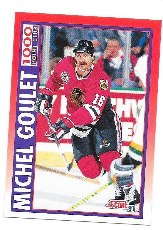 1991-92 Score Canadian #265 Michel Goulet Chicago Blackhawks