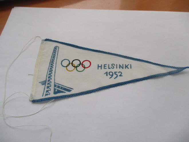 1952 Helsinki olympialaiset viiri pituus 21cm