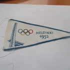 1952 Helsinki olympialaiset viiri pituus 21cm - pikkukuva 1