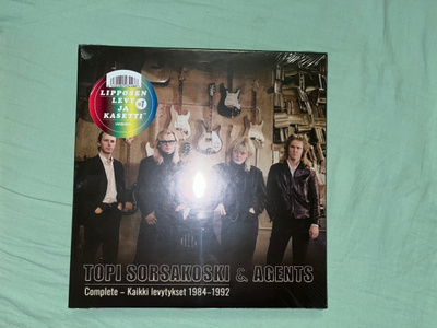 TOPI SORSAKOSKI - COMPLETE - KAIKKI LEVYTYKSET 84-92 - 5LP