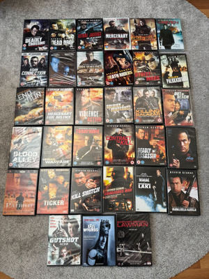 STEVEN SEAGAL 33KPL DVD SETTI (UUSI/UUDENVEROINEN/HYVÄ)