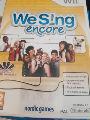 Wii WeSing Encore CIB