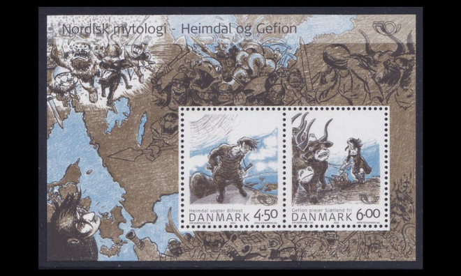 Tanska 1366-7BL22 ** Pohjola myyttejä (2004)