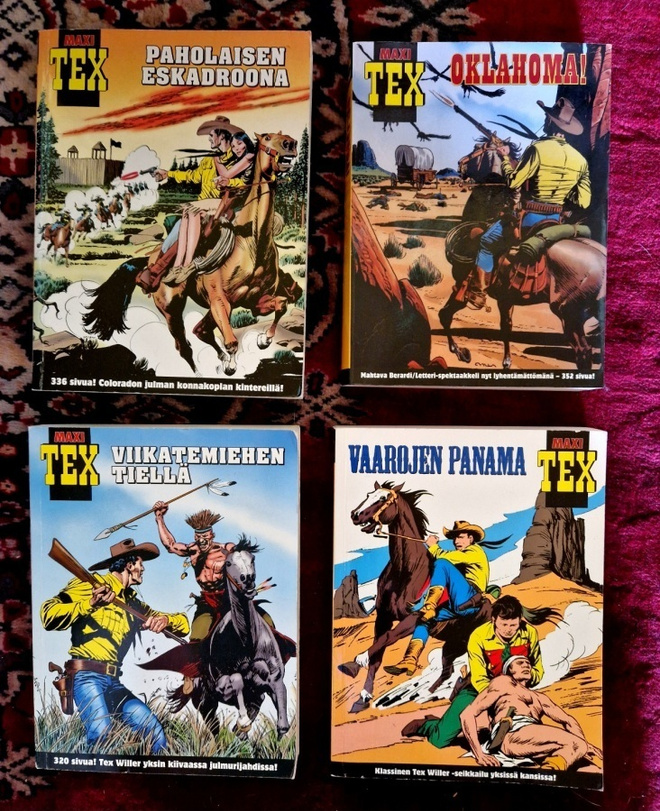 Tex Willer Maxi Tex  12,14,19 ja 24