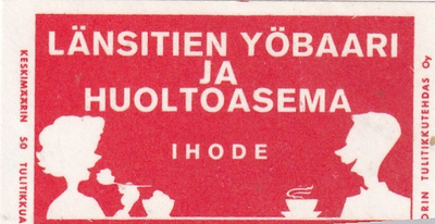 Ihode, Länsitien Yöbaari ja huoltoasema   b589