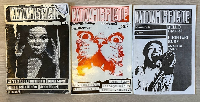 Katoamispiste-zine x 3