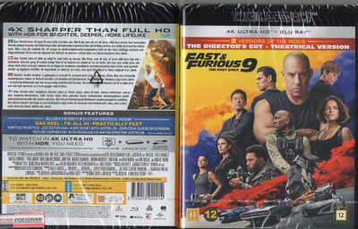 Fast & Furious 9	(13 392)	UUSI	-FI-	BLUR+4K HD		(2)	vin dies