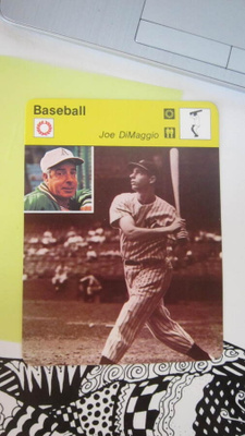 Concert Hall baseball Joe DiMaggio 04-82