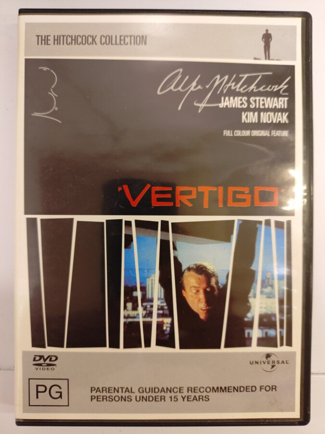 Vertigo - Punainen kyynel, DVD, Alfred Hitchcock