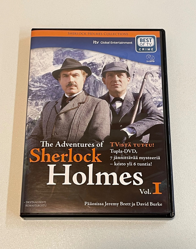 Sherlock Holmesin seikkailut (1984) tupla-DVD