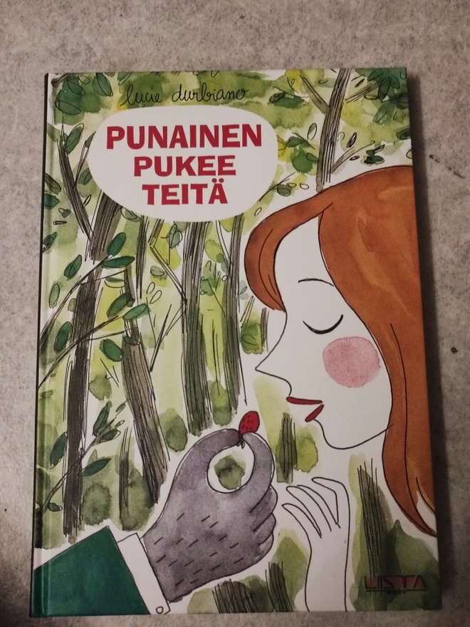 Punainen pukee teitä Lucie Durbiano