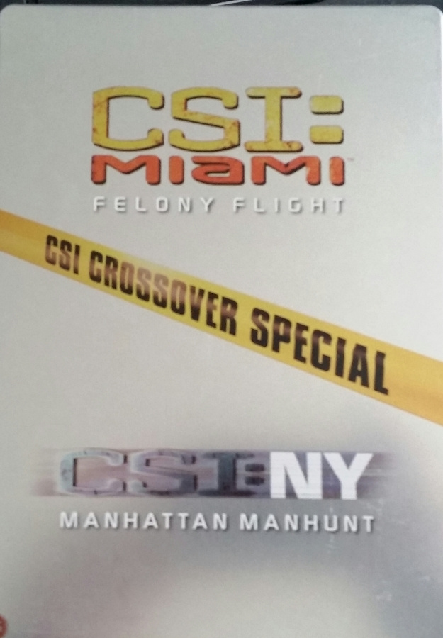 CSI Miami Felony Flight STEELBOOK -DVD