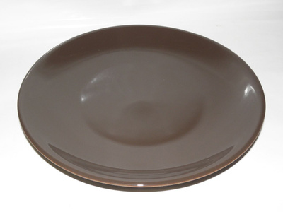 Arabia 24H ruskea lautanen, halk. 26 cm, 1 kpl