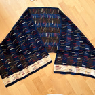 Sininen silkkihuivi ( Marja Kurki ) koko 43 x 145 cm - pikkukuva 3