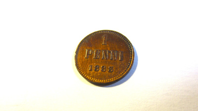 1 penni 1883