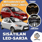Mitsubishi Colt Sisätilan LED-sarja 4-osainen - pikkukuva 1