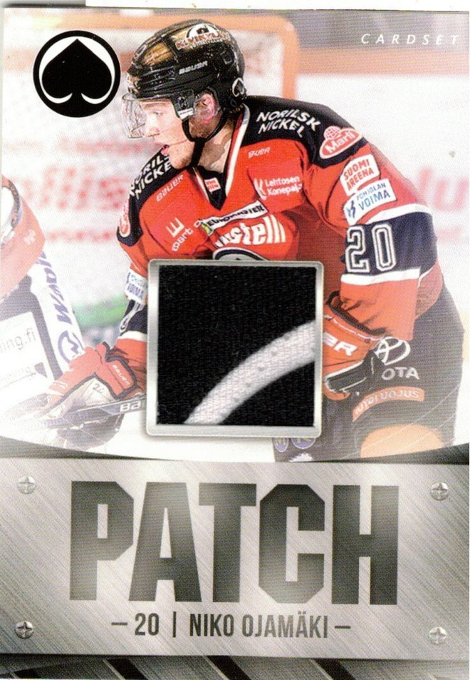 2015-16 Cardset  NIKO OJAMÄKI Ässät Patch