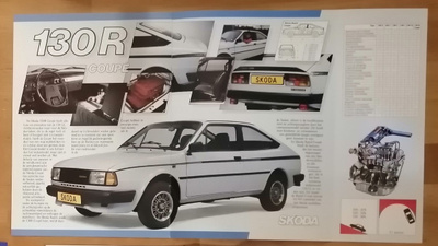 1987 Skoda 105/120/130/130R Coupe esite - KUIN UUSI