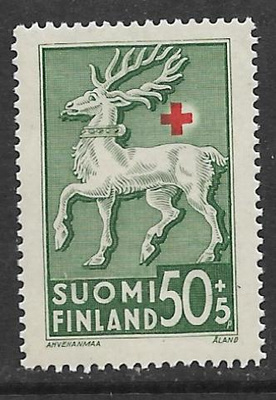 Punainen risti 1942 0,50+0,05mk (LAPE 254) **
