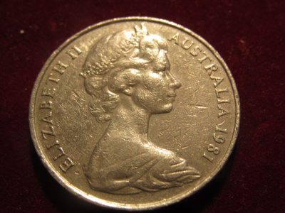 20 cents 1981. Australia