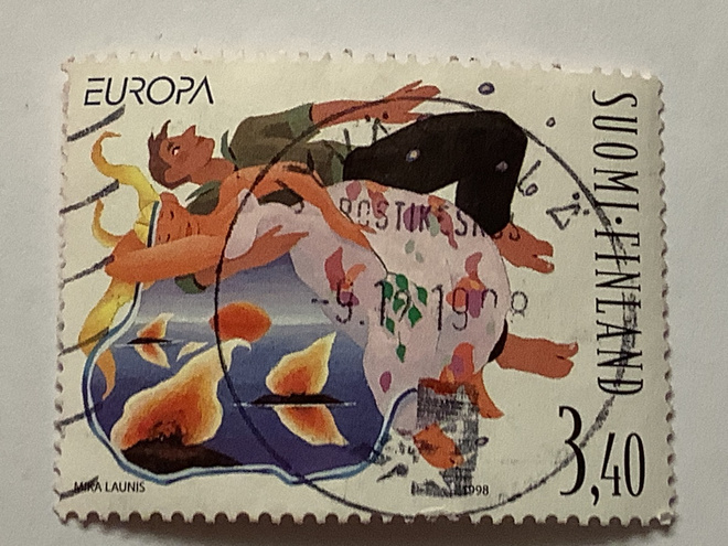 1428/ 1998 EUROPA 2/2  Juhannus o leimattu