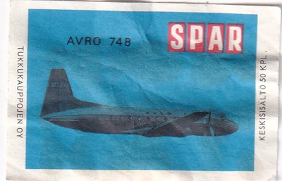 AVRO 748. SPAR,  Lentokone , s97