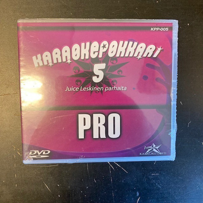 Karaokepokkari Pro 5 - Juice Leskinen parhaita DVD (UUSI)