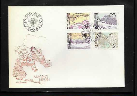 LIECHTENSTEIN Mi 506-6 luett. 3€  FDC 4€
