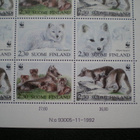 ** Postimerkkiarkki LaPe 1195-1198 Naaleja WWF - pikkukuva 2