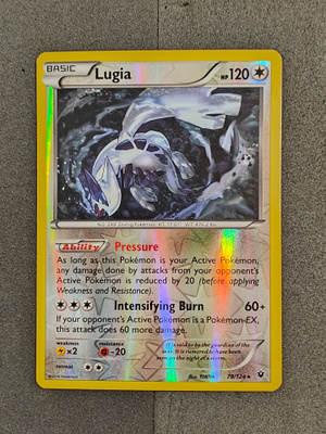 Lugia - 78/124 - Pokemon Fates Collide XY Reverse Holo Rare