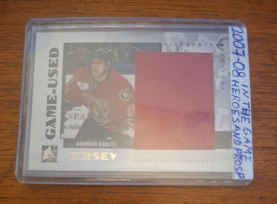 2007-08 In The Game Heroes and Prospects-Jerseys