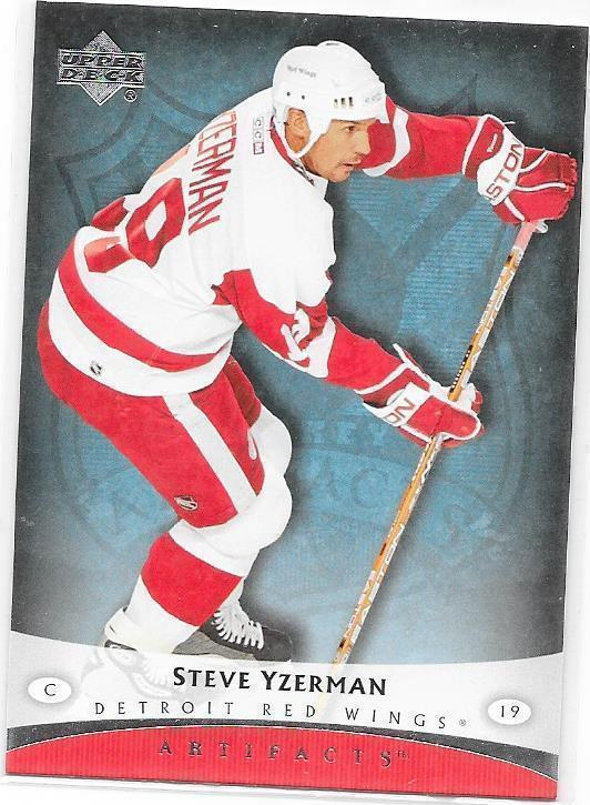 05-06 UD Artifacts #39 Steve Yzerman Detroit Red Wings