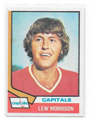 1974-75 Topps #125 Lew Morrison Washington Capitals