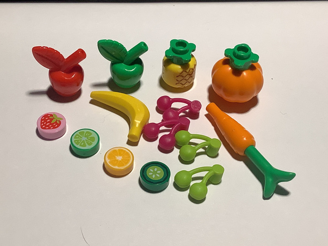 Lego Friends hedelmiä ja kasviksia
