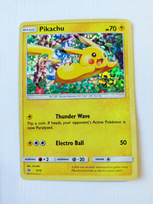 Pikachu - McDonalds 2017 Promo Card Holo