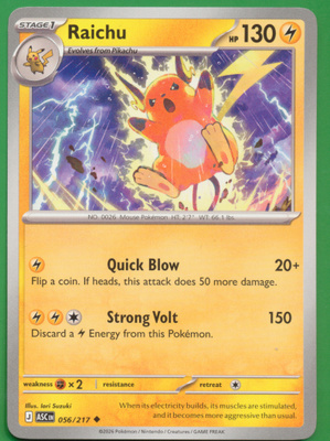 Pokémon Raichu (ASC 056)
