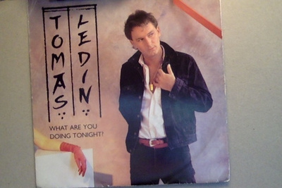 TOMAS LEDIN : WHAT ARE YOU DOING TONIGHT ? : VINYYLI 7" 1983