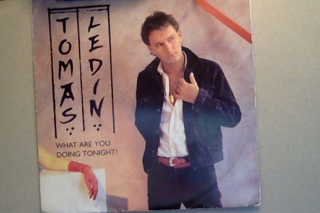 TOMAS LEDIN : WHAT ARE YOU DOING TONIGHT ? : VINYYLI 7" 1983